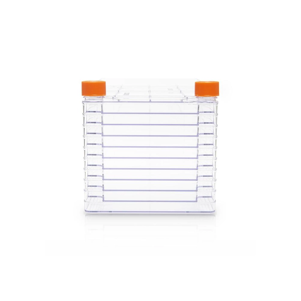 Corning CellSTACK, 10-layer Polystyrene vessel with Vent Caps, TC treated Growth Surface, Sterile, 1 per bag, 2 per case