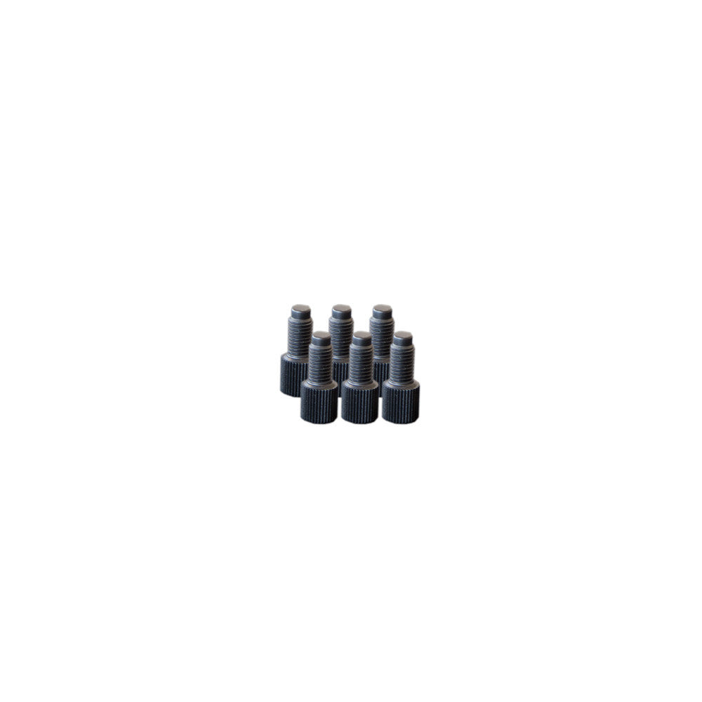 EZwaste® HPLC Solvent Waste System, Replacement Fittings, Plugs for 1/8 Inch OD or 1/16 Inch OD Ports, Black Plug, 1/4-28 Thread, 6/PK