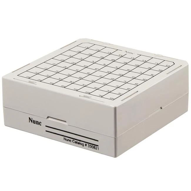 Micro MAX Storage Box w/8 x 8 Divider NS PC 132 x 132 x 52 mm