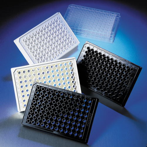 Corning 96 Well White with Clear Flat Bottom Polystyrene NBS Microplate, 5 per Bag, without Lid, Nonsterile