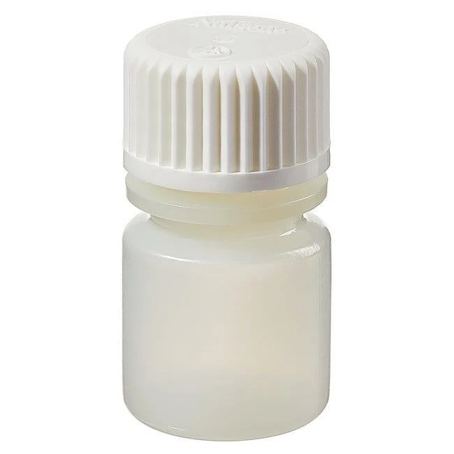 Bottle, Small, Narrow-Mouth, HDPE w/white PP Closure-Shrink Wrap Module, STERILE 8mL (20-415)