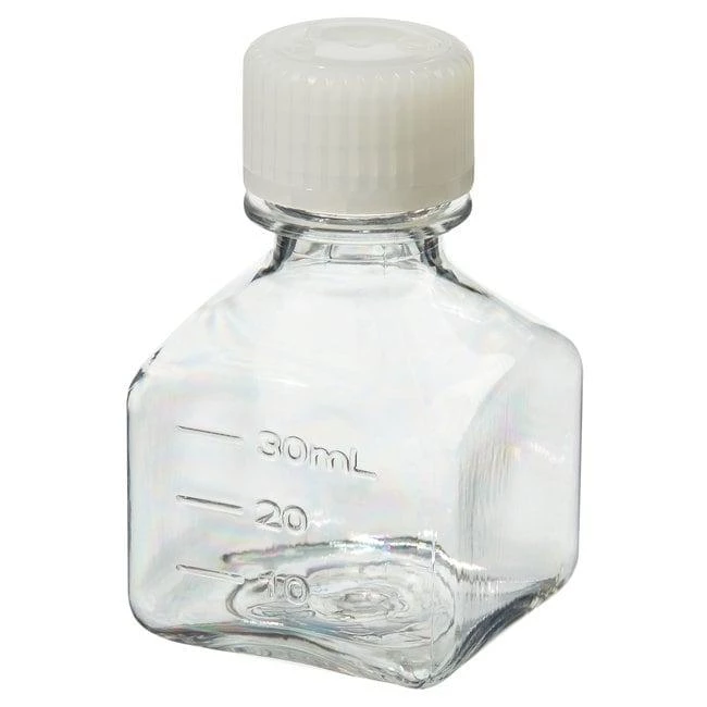 Media Bottle, STERILE, Graduated - PETG with HDPE Closure, Shrink Wrap Module 30 mL (20-415)