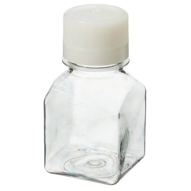 Media Bottle, STERILE, Graduated - PETG with HDPE Closure, Shrink Wrap Module 125 mL (38-430)