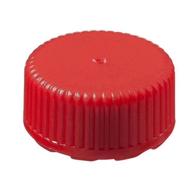 Closure, Micro Packaging Vial, Low Profile, STERILE, 11 mm PPCO Closure, Red (11 mm)