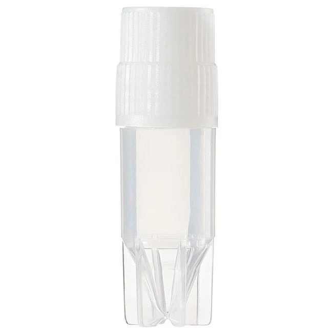 CryoTube Vial Ext Thread Conical Btm Starfoot PE Screw Cap Sterile PP 1.0 mL 50/Bag