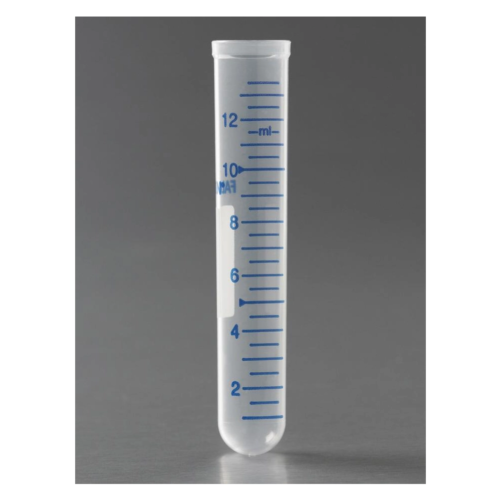Falcon 14mL Round Bottom PP Test Tube, without Cap, Graduated, Sterile, 125/Pack, 1000/Case