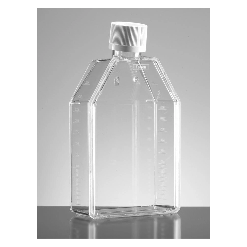 Falcon 75cm² Rectangular Canted Neck Cell Culture Flask with Plug Seal Cap
