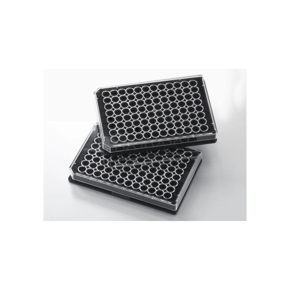 Falcon 96 Well Black Flat BottomTC-Treated Microplate, with Lid, Sterile, 8/Pack, 32/Case