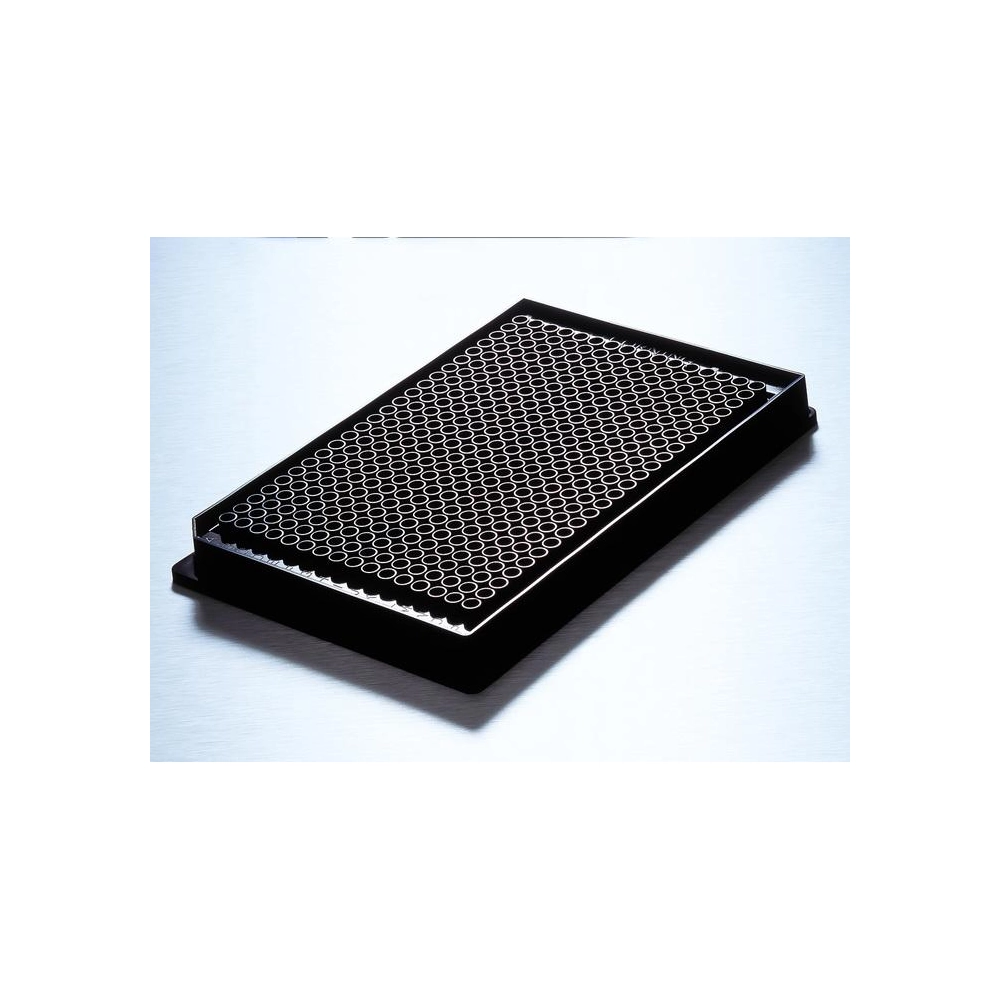 Corning Low Volume 384 Well Black with Clear Flat Bottom Polystyrene NBS Microplate, 10 per Bag, without Lid, Nonsterile