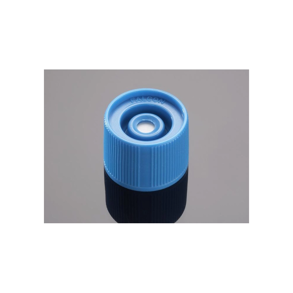 Vented Screw Cap for Falcon 25cm Flasks, Sterile, 20/Pack, 100/Case
