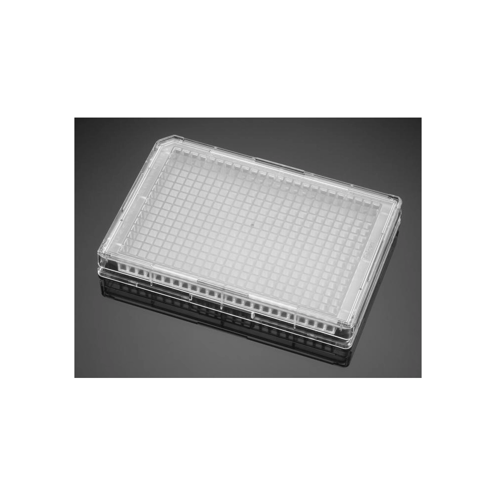 Corning BioCoat Collagen I 384 Well Clear Flat Bottom TC-Treated Microplate, with Lid,5/Case
