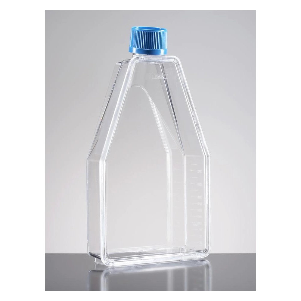 Falcon 150cm² Rectangular Canted Neck Cell Culture Flask with Plug Seal Cap