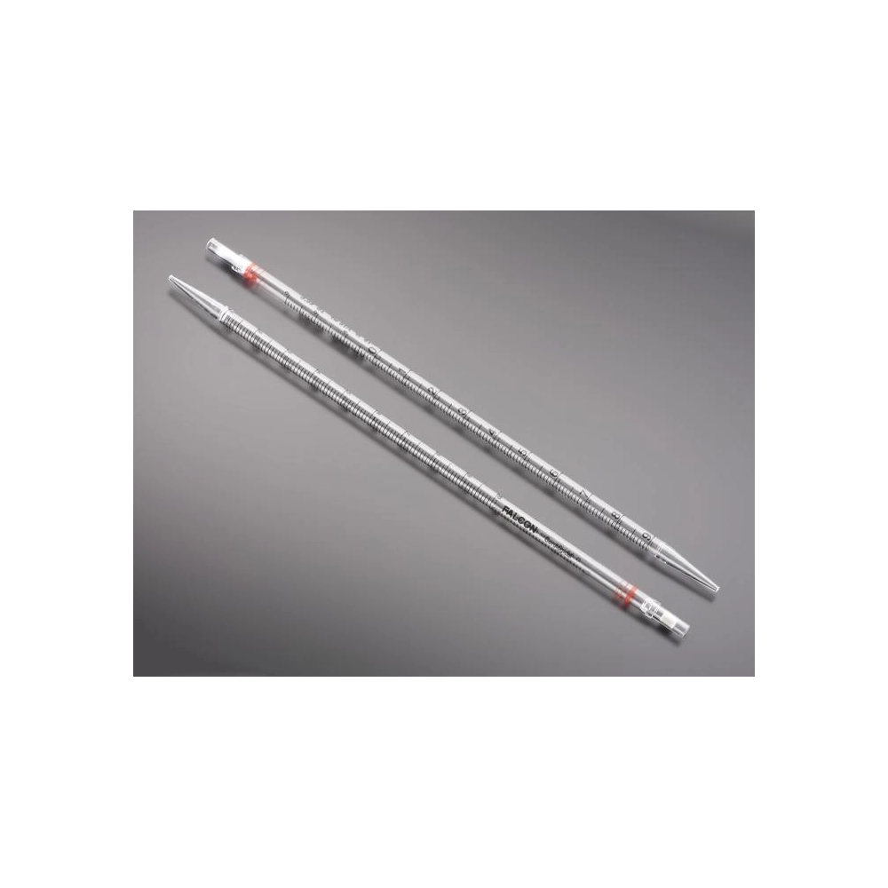 Falcon 10mL Serological Pipet, Polystyrene, 0.1 Increments, Individually Wrapped, Sterile, 50/Bag, 200/Case