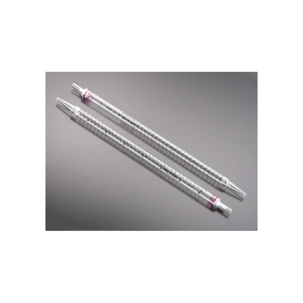 Falcon 25mL Serological Pipet, Polystyrene, Extended, 0.5 Increments, Individually Wrapped, Sterile, 50/Bag, 200/Case