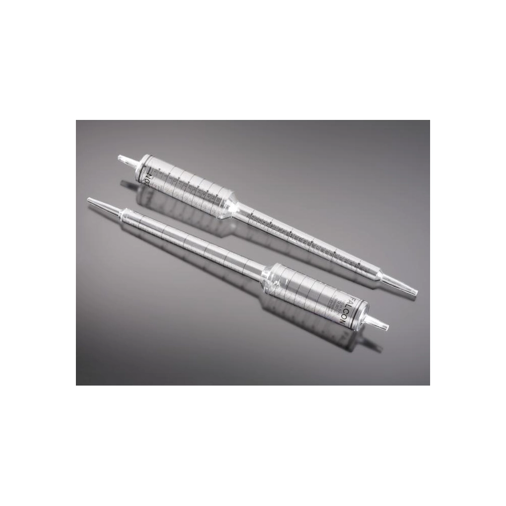 Falcon 100mL Serological Pipet, Polystyrene, 1.0 Increments, Individually Packed, Sterile, 5/Bag, 50/Case