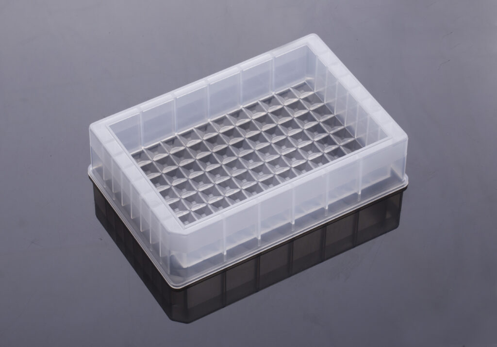 Reservoir, single well, 96 channel troughs, high profile (195ml, No Cap),