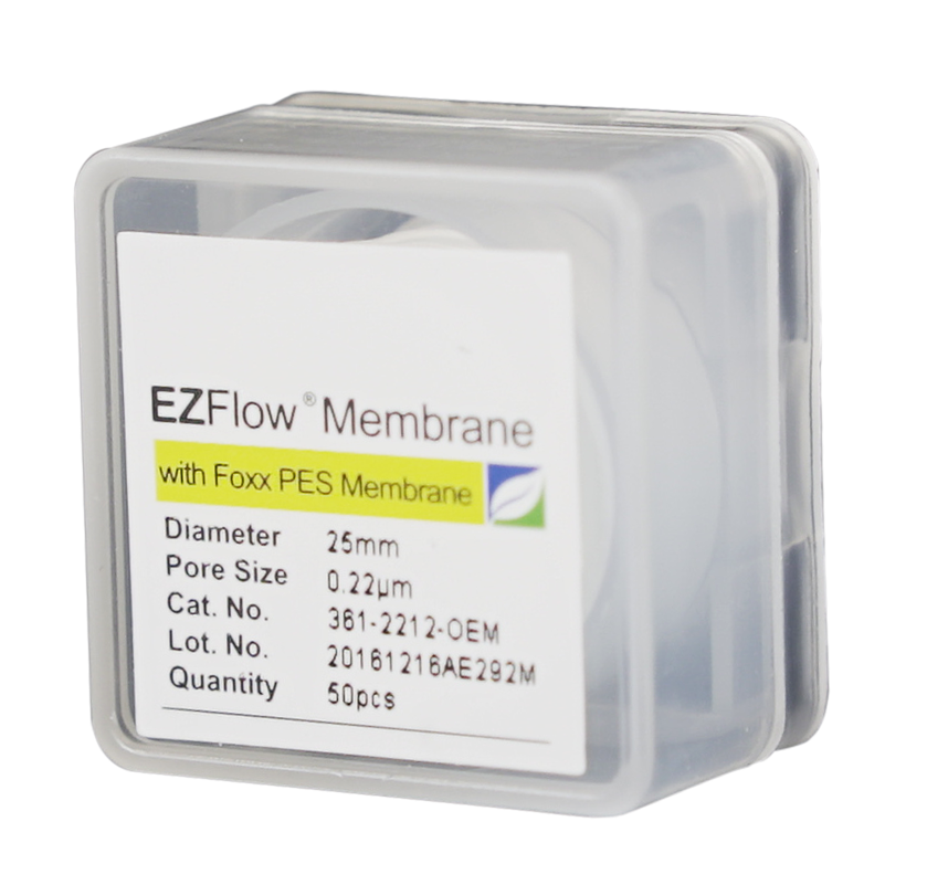 EZFlow® PES Membrane Filters, 0.22 µm, 25 mm Diameter Filter Discs, Non-Sterile 50/PK