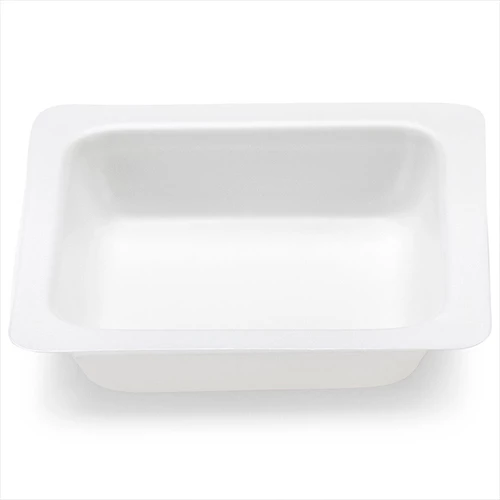 Weight Boat, Square with Square Bottom, Antistatic, PS, White, 10mL - cs-12000