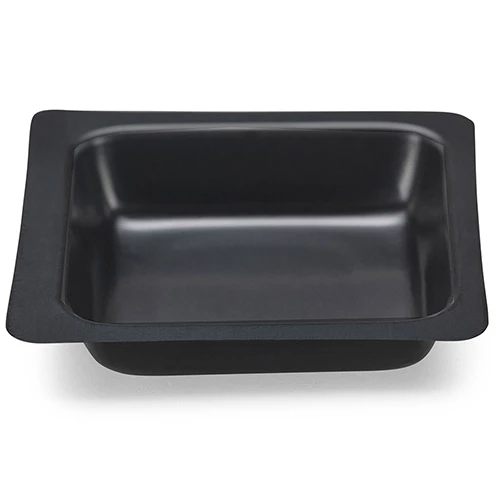 Weight Boat, Square with Square Bottom, Antistatic, PS, Black, 10mL - cs-12000