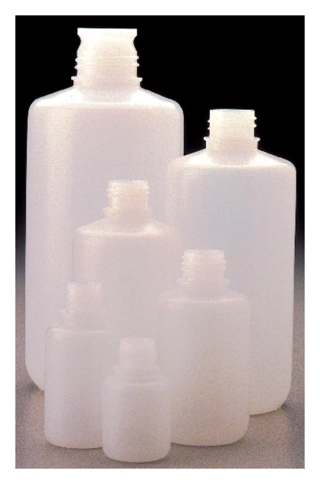 Bottle, Narrow Mouth, Boston Round - HDPE WITHOUT Closure 4 oz / 125 mL (24-415)