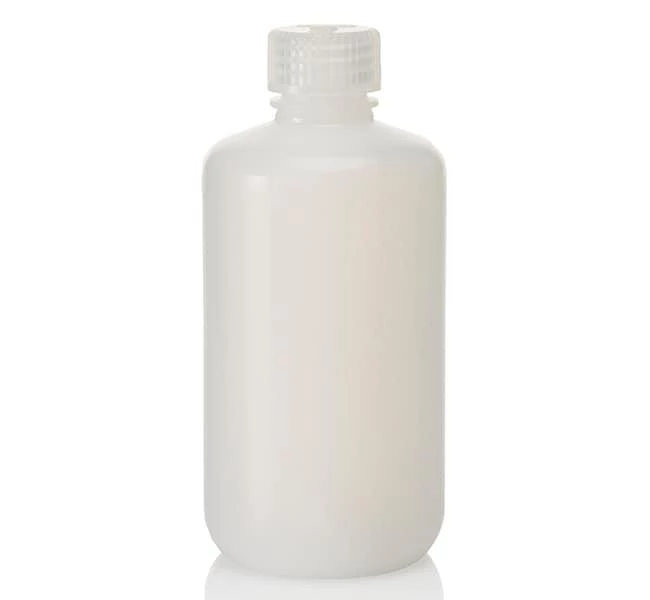 Bottle, Narrow Mouth, Boston Round - HDPE WITHOUT Closure 8 oz / 250 mL (24-415)