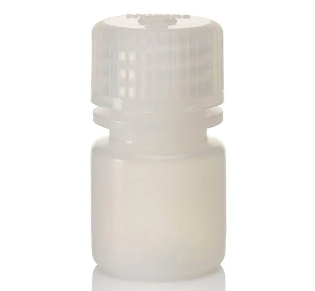 Bottle, Small, Narrow Mouth, Boston Round - HDPE WITHOUT Closure 1/4 oz / 8 mL (20-415)