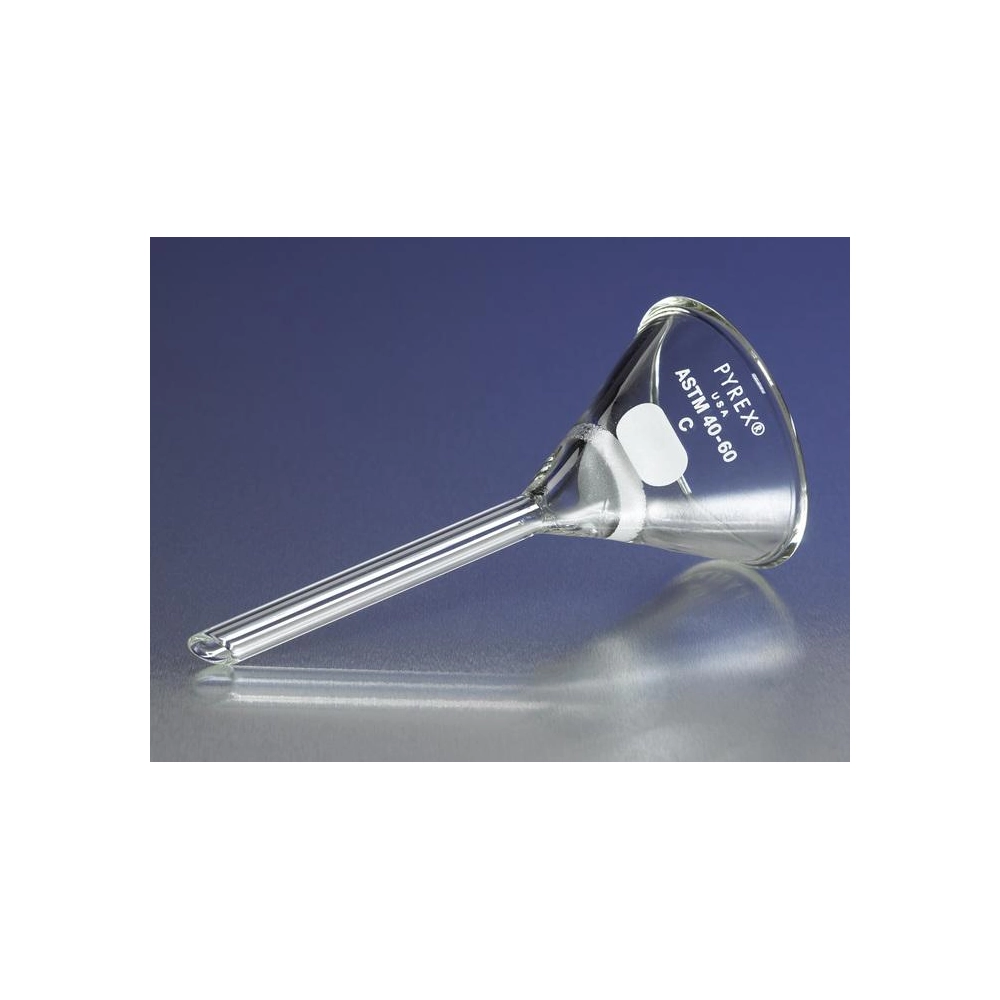 PYREX Hirsch Funnels with 30mm Diameter Coarse Porosity Fritted Disc