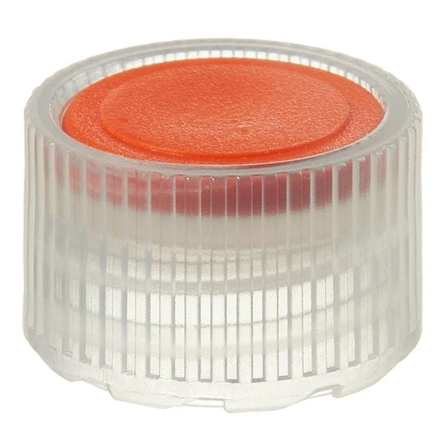 Closure, Micro Packaging Vial, NS 11 mm - PPCO Orange Color Coder (11 mm)