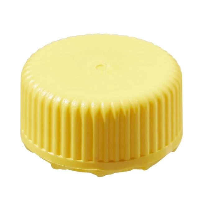 Closure, Micro Packaging Vial, Low Profile, NS 11 mm - PPCO Closure, Yellow (11 mm)