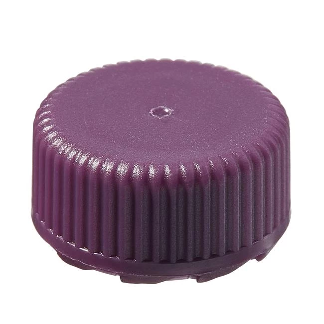 Closure, Micro Packaging Vial, Low Profile, NS 11 mm - PPCO Closure, Purple (11 mm)
