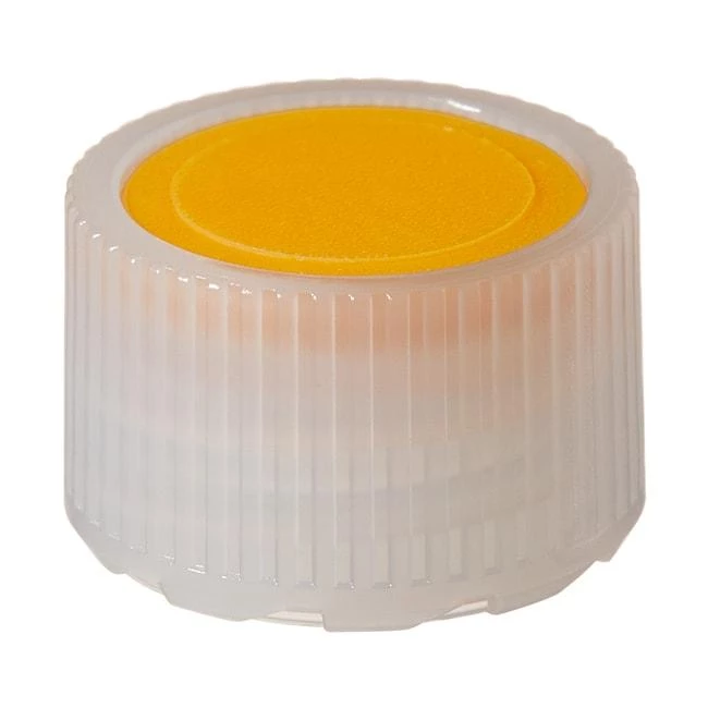 Closure, Micro Packaging Vial, NS 11 mm - HDPE Gold Color Coder (11 mm)