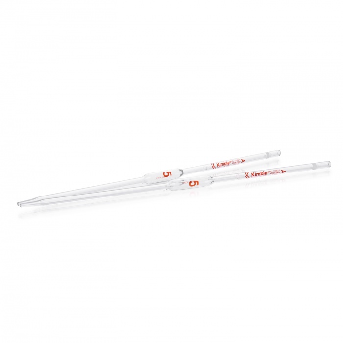 Volumetric Pipet, Class A, TD, Batch Certified and Serialized WHITE, 5mL