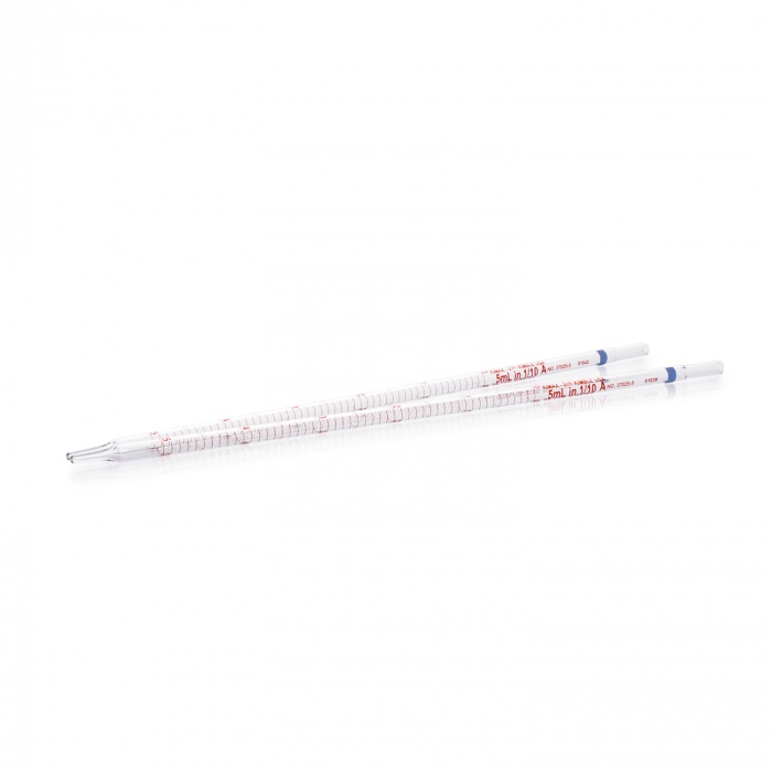 Reverse Graduated Pipet, Class A, TD, Batch Serialized and Certified,GREEN,2ML