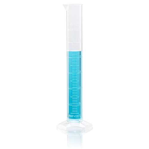 Cylinder, Measuring, Diamond Essentials, Class A, PMP, Molded Graduations, tall form, 50mL