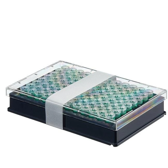 Cryobank/Bank-It Caps, green, Irradiated
