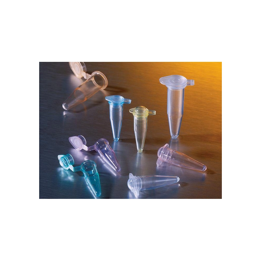Thermowell GOLD 0.2µmL Polypropylene PCR Tubes with Flat Cap, Assorted Colors