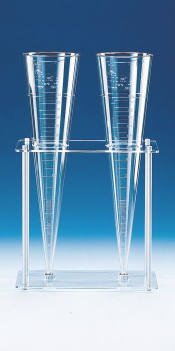 Rack for plastic sedimentation cones