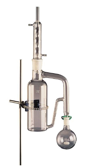 PYREX 1L One Piece Continuous Heavier than Water Liquid/Liquid Extractor System