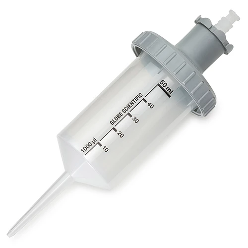 RV-Pette PRO Dispenser Tip for Repeat Volume Pipettors, 50mL (1 Gray Adapter Included)