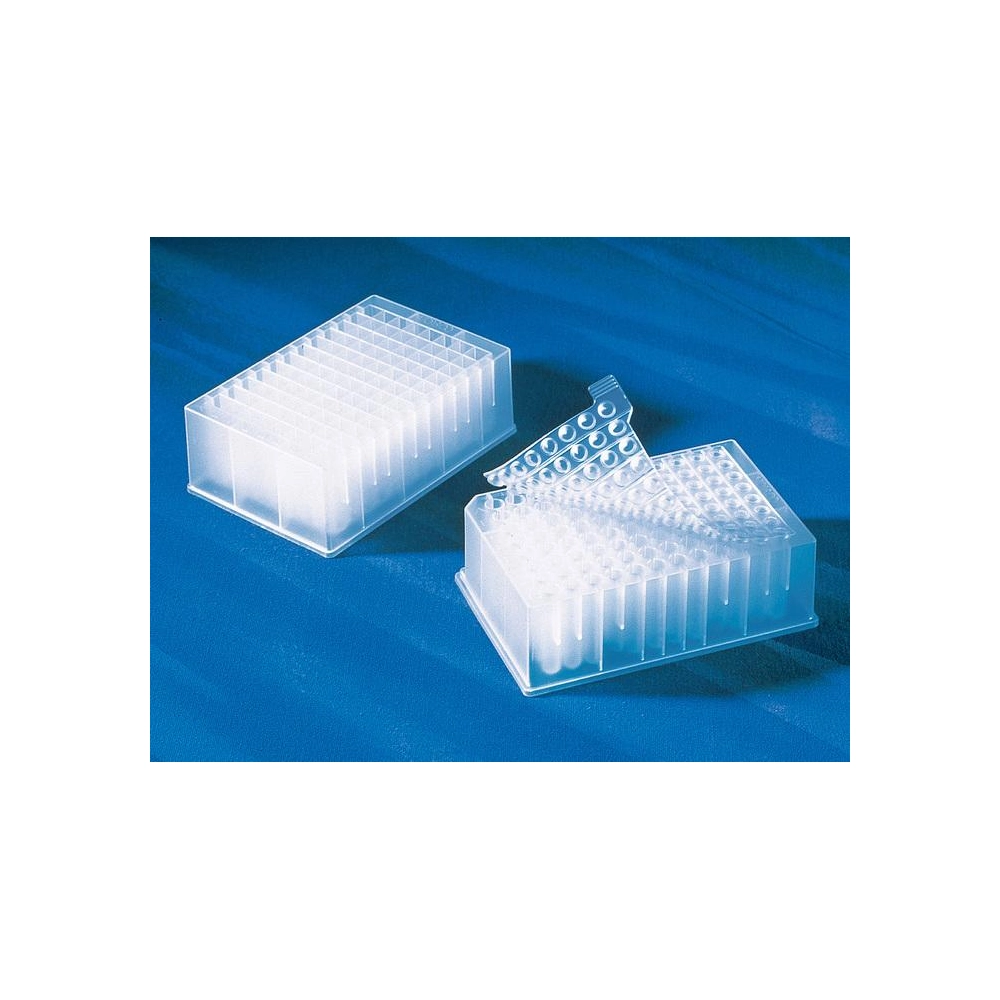 Corning 96 Well Clear V-Bottom 0.5mL Polypropylene Deep Well Plate, 10 per Bag, Nonsterile