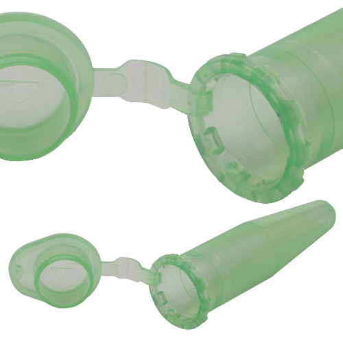 Tube Micro Centrifuge Green, PP 1.5mL, 1000/CS