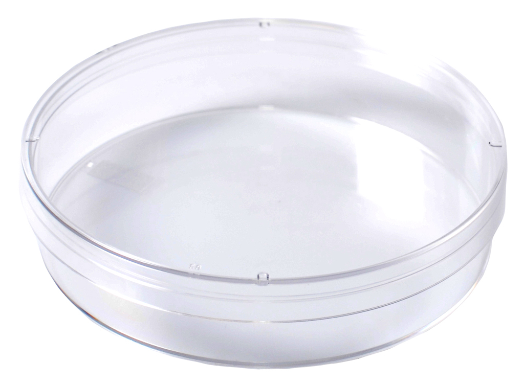 Deep Mono Petri Dish, No Rim for Automation, ISO Mark, 100 x 20