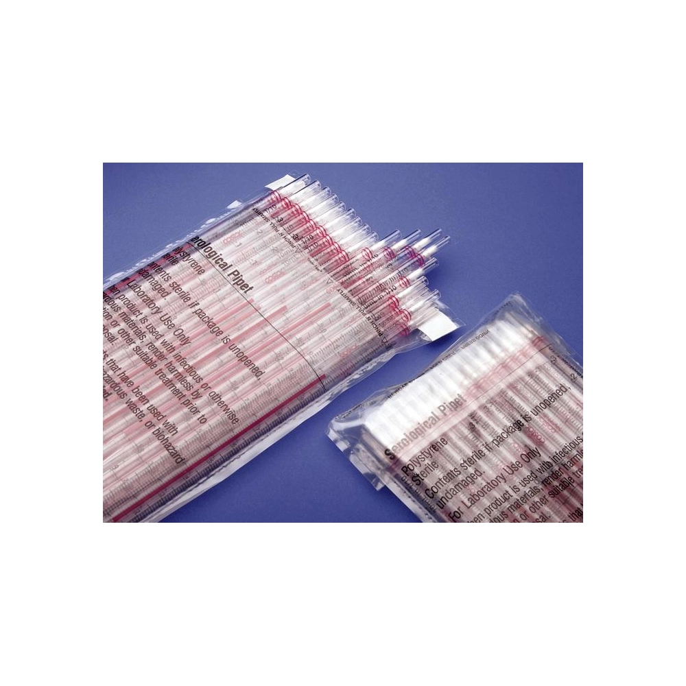 Costar 2mL Stripette Serological Pipets, Polystyrene, Bulk Packed, Sterile, 50/Bag, 1000/Case