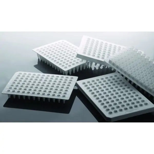 0.2ml 96 Well PCR Plate, No Skirt,White, 25/pk, 100/cs