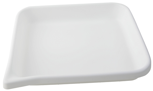 Tray White, HDPE 15.625 x13.375 x 2.5", 1/EA