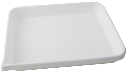 Tray White, HDPE 17.25 x 14.375 x2.25", 1/EA