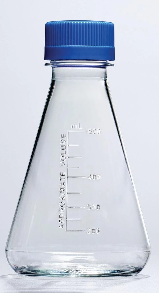 Sterile Disposable PETG Cell Culture Flask Plain Bottom 500mL