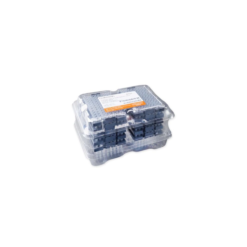 Corning DeckWorks 1-200µL Pipet Tips, Graduated, Reload Starter Kit, Natural, Non-Sterile, Polypropylene, 96 Tips/Deck, 10 Decks/Pack, 960 Tips/Pack, 1Pack/Case. and 10 Empty Racks/Case.