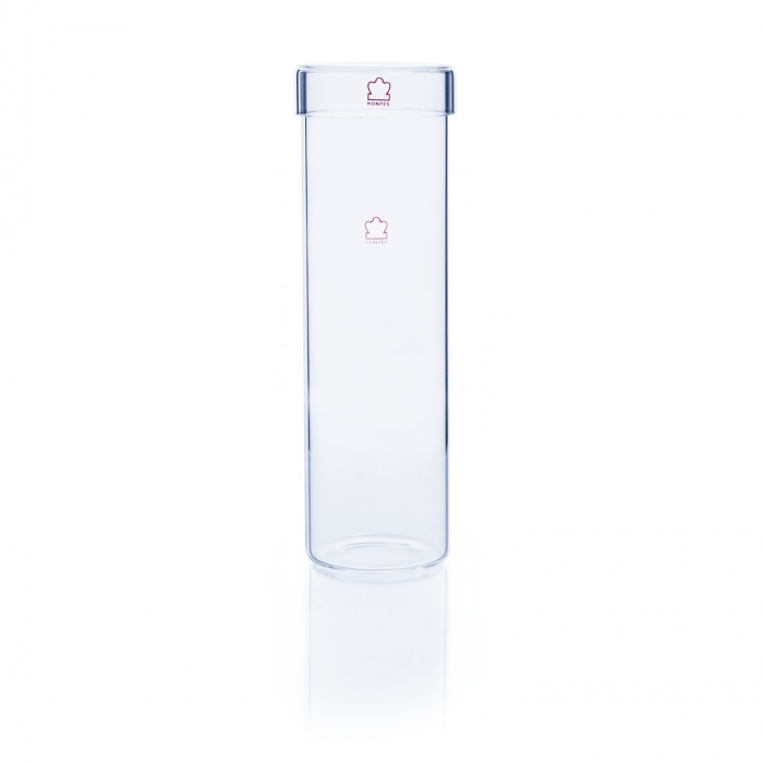 Cylindrical TLC Developing Tank, with Glass Lid 5X10CM