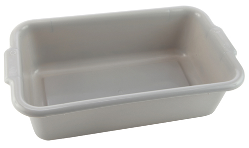 Box Tote Gray, HDPE 20x12x6", 6/CS